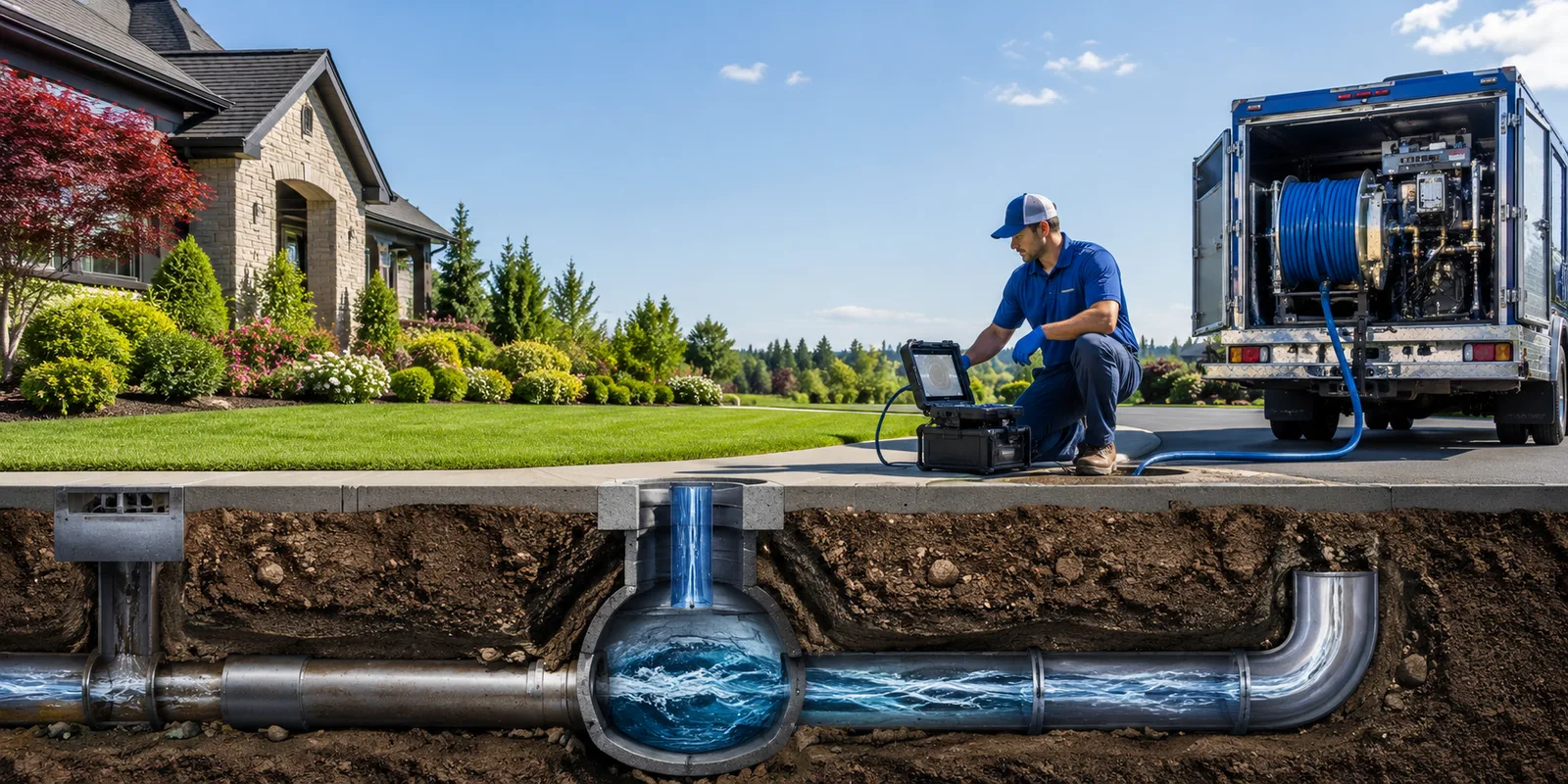 Drainage restoration information for Hamburg, MN